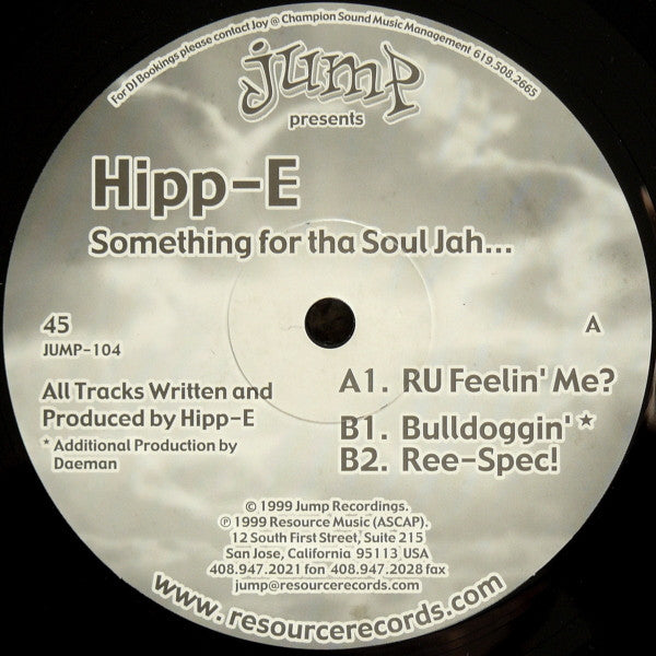 Hipp-E – Something For Tha Soul Jah... 12"