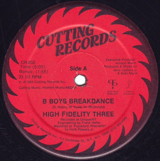 High Fidelity Three – B-Boys Breakdance 12"
