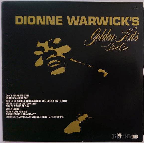 Dionne Warwick - Golden Hits - Part One LP