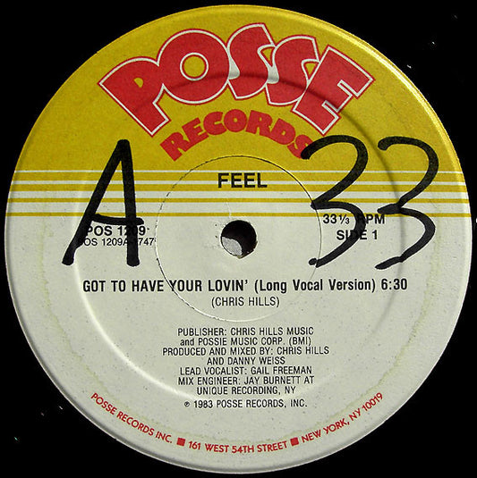 Feel - Got To Have Your Lovin' 12"