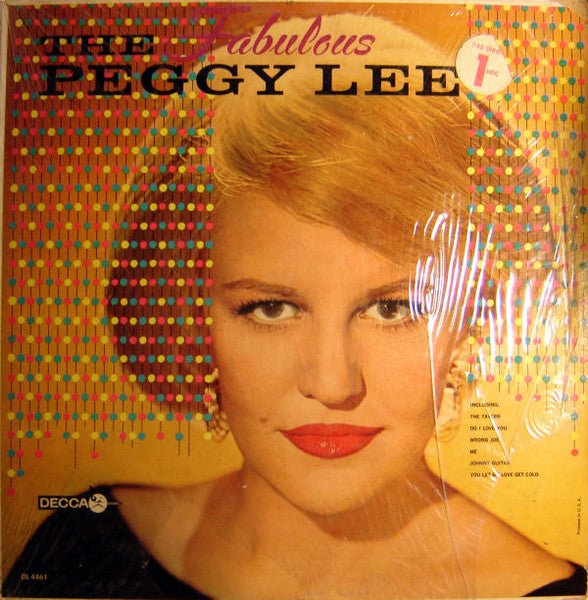 Peggy Lee – The Fabulous Peggy Lee (Mono) LP