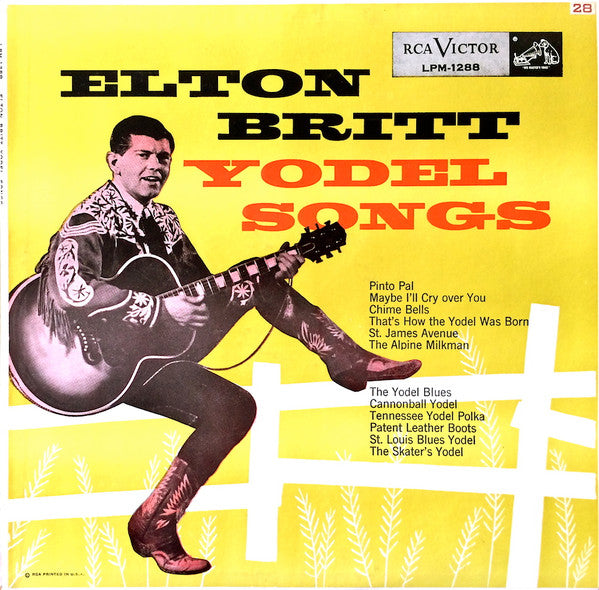 Elton Britt – Yodel Songs LP