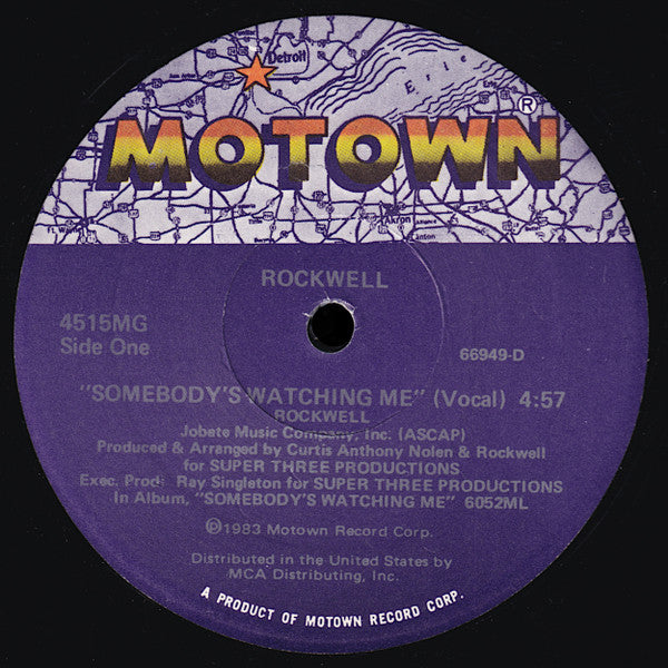 Rockwell – Somebody's Watching Me 12"