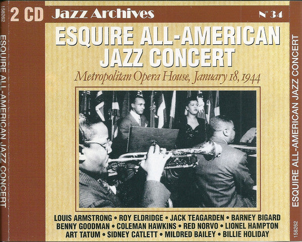 Various – Esquire All-American Jazz Concert - Metropolitan Opera House, January 18, 1944 CD