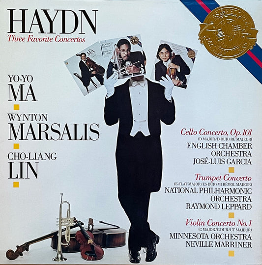 Haydn, Yo-Yo Ma, Wynton Marsalis, Cho-Liang Lin – Three Favorite Concertos LP