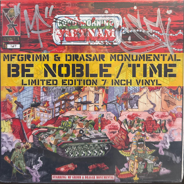 MF Grimm & Drasar Monumental – Be Noble / Time 7"
