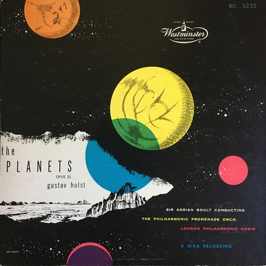 Gustav Holst, Sir Adrian Boult Conducting The Philharmonic Promenade Orch, London Philharmonic Choir – The Planets Opus 32 LP