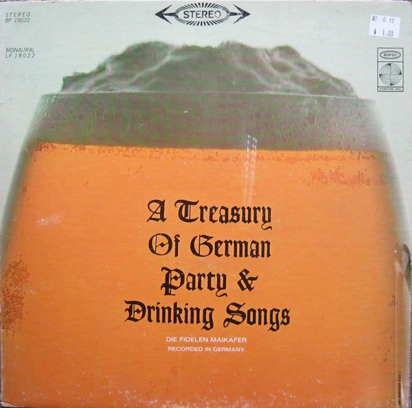 Die Fidelen Maikäfer – A Treasury Of German Party & Drinking Songs LP