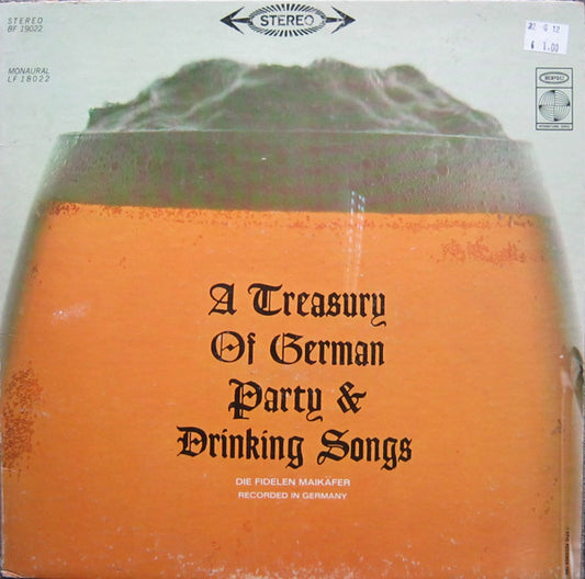 Die Fidelen Maikäfer – A Treasury Of German Party & Drinking Songs LP