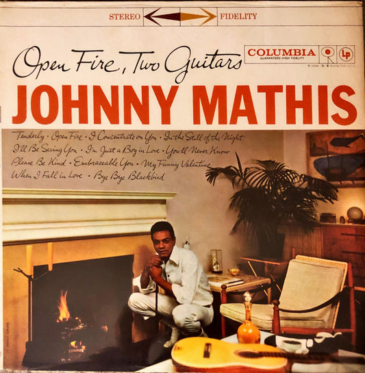 Johnny Mathis - Open Fire, Two Guitars LP
