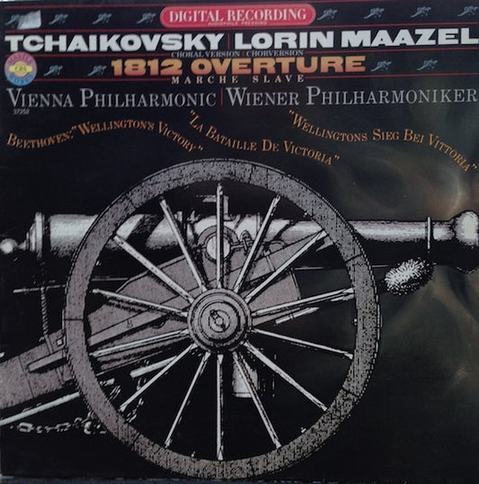 Tchaikovsky, Lorin Maazel, Vienna Philharmonic, Beethoven – 1812 Overture; Marche Slave / Wellington's Victory LP
