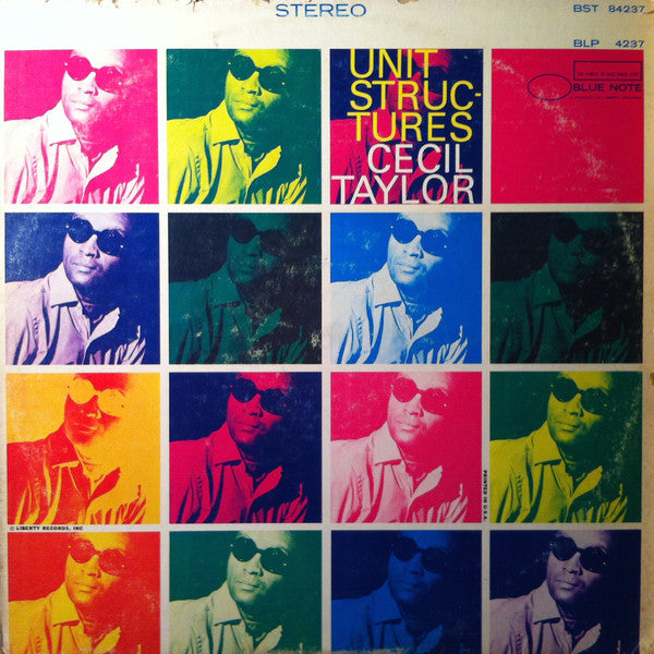 Cecil Taylor – Unit Structures (1966 Stereo, NY labels) LP