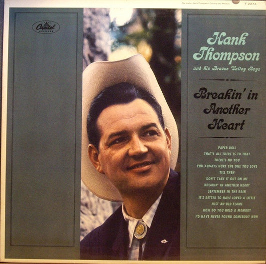 Hank Thompson And His Brazos Valley Boys – Breakin' In Another Heart LP