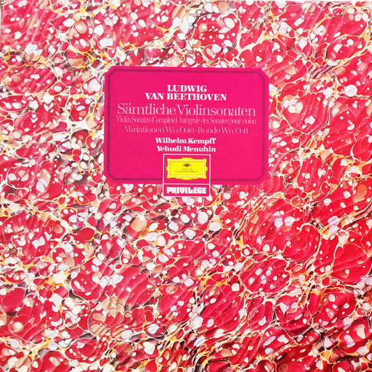 Beethoven / Wilhelm Kempff, Yehudi Menuhin - Sämtliche Violinsonaten (5LP)