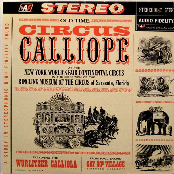 Paul Eakins – Old Time Circus Calliope LP