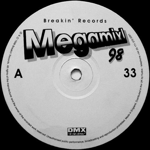 Breakin' All Stars / DMX Krew – Megamix 98 12"
