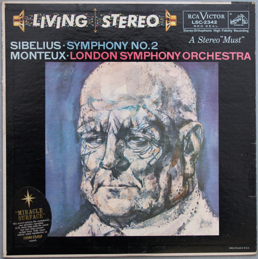 Sibelius / Monteux, London Symphony Orchestra – Symphony No. 2 LP