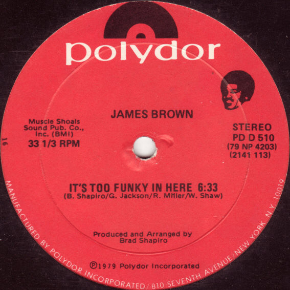 James Brown – It's Too Funky In Here 12"