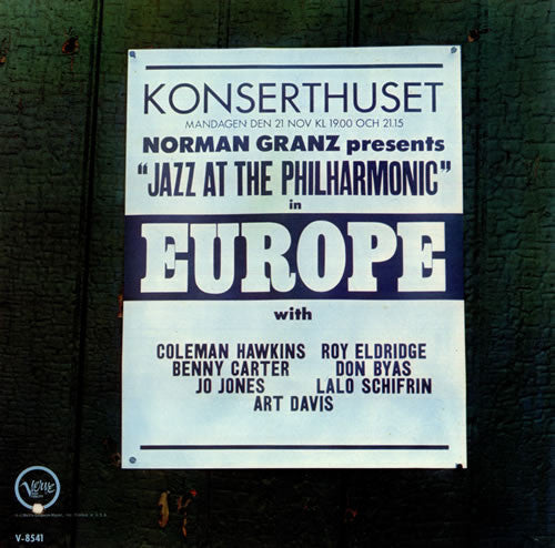 Jazz At The Philharmonic In Europe w/ Coleman Hawkins, et al... LP