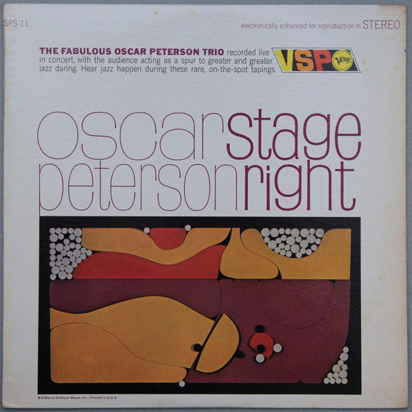 The Fabulous Oscar Peterson Trio – Stage Right LP