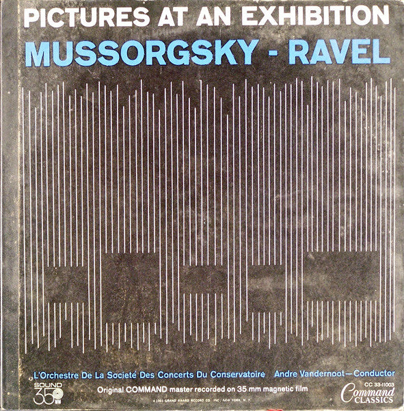 Mussorgsky - Ravel / L'Orchestre De La Societé Des Concerts Du Conservatoire, Andre Vandernoot – Pictures At An Exhibition
