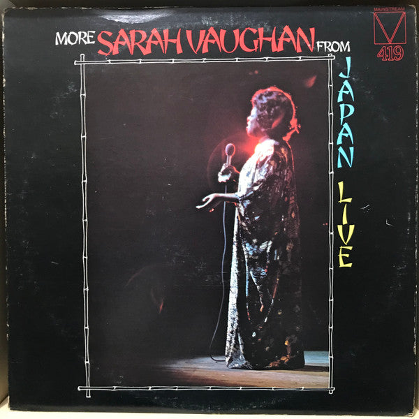 Sarah Vaughan ‎– More Sarah Vaughan From Japan Live LP