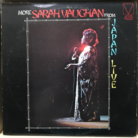 Sarah Vaughan ‎– More Sarah Vaughan From Japan Live LP