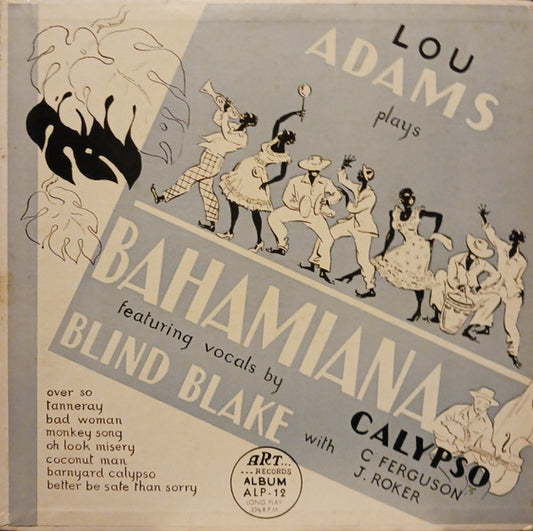 Lou Adams – Lou Adams Plays Bahamiana Calypso 10"