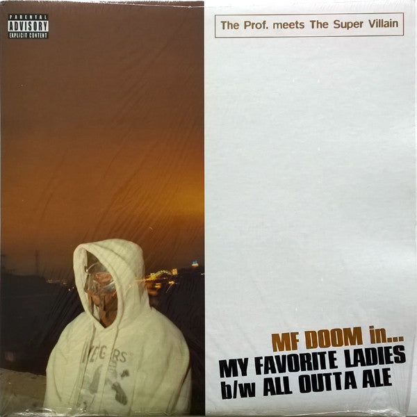 The Prof. Meets The Super Villain – My Favorite Ladies b/w All Outta Ale (Orange) 12"