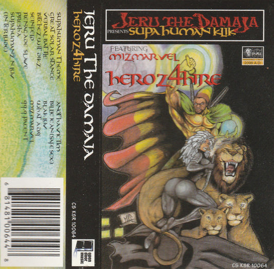 Jeru The Damaja Presents Supahuman Klik Featuring Miz Marvel – Heroz 4 Hire Cassette