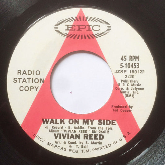 Vivian Reed – Walk On My Side / Look The Other Way 7"