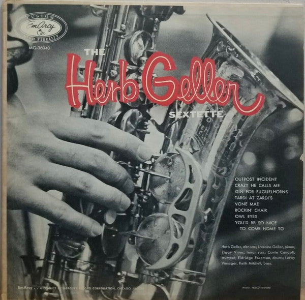 Herb Geller Sextette – S/T LP