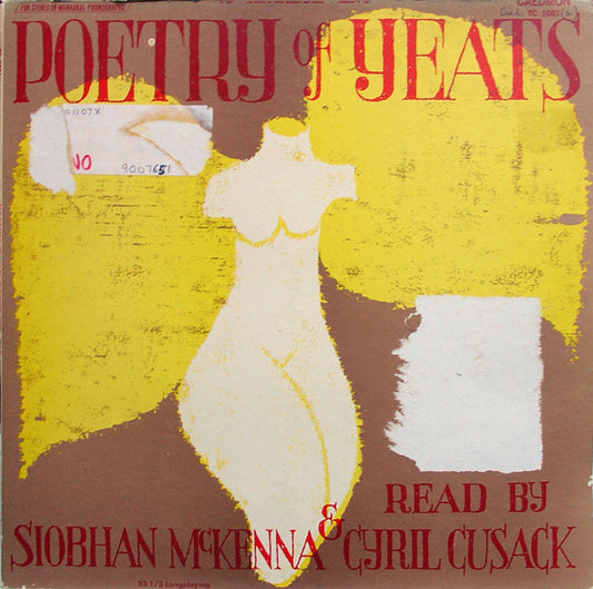 Siobhan McKenna & Cyril Cusack – Poetry Of Yeats LP