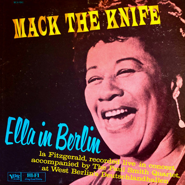 Ella Fitzgerald – Mack The Knife - Ella In Berlin MONO LP