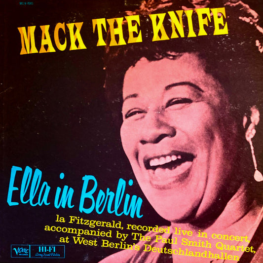 Ella Fitzgerald – Mack The Knife - Ella In Berlin MONO LP