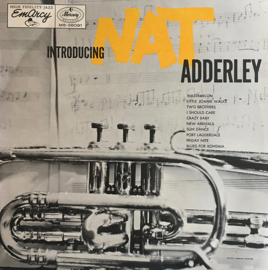 Nat Adderley – Introducing Nat Adderley LP