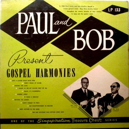 Paul And Bob – Present Gospel Harmonies LP
