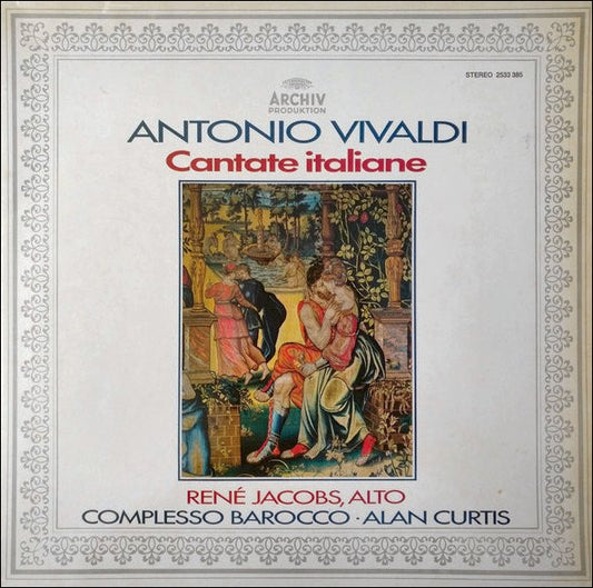 Antonio Vivaldi, René Jacobs, Complesso Barocco, Alan Curtis – Cantate Italiane LP