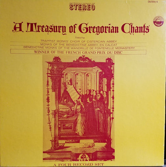 Various – A Treasury Of Gregorian Chants 4LP
