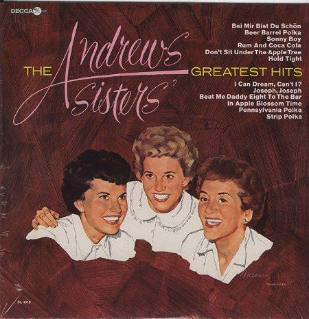 The Andrews Sisters – The Andrews Sisters' Greatest Hits LP