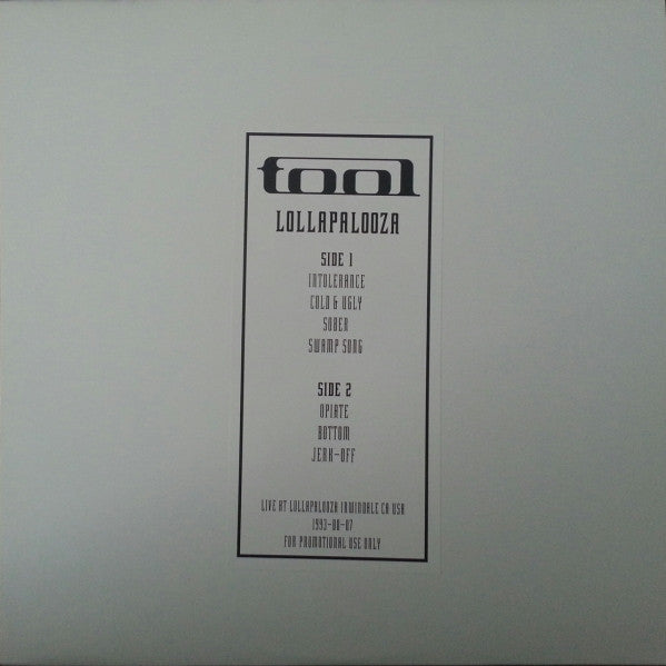 Tool – Lollapalooza LP