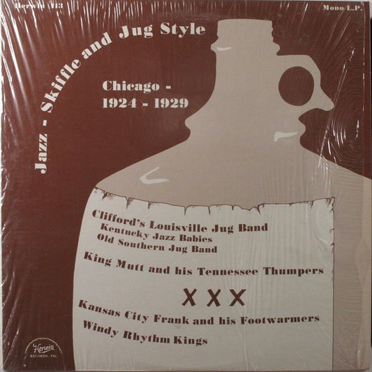 Various – Jazz Skiffle And Jug Style Chicago 1924-1929 LP