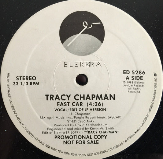 Tracy Chapman – Fast Car (Promo) 12"