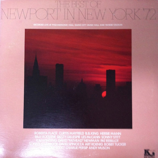 Various Artists – The Best Of Newport In New York '72 (Volume 3) LP