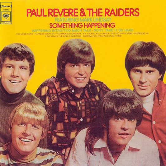 Paul Revere & The Raiders Featuring Mark Lindsay – Something Happening CD