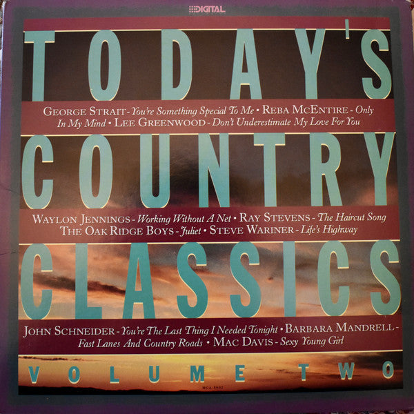 Various Artists – Today's Country Classics Volume Two LP