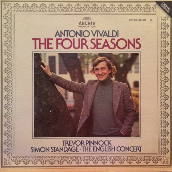 Vivaldi / The English Concert / Simon Standage / Trevor Pinnock – The Four Seasons LP