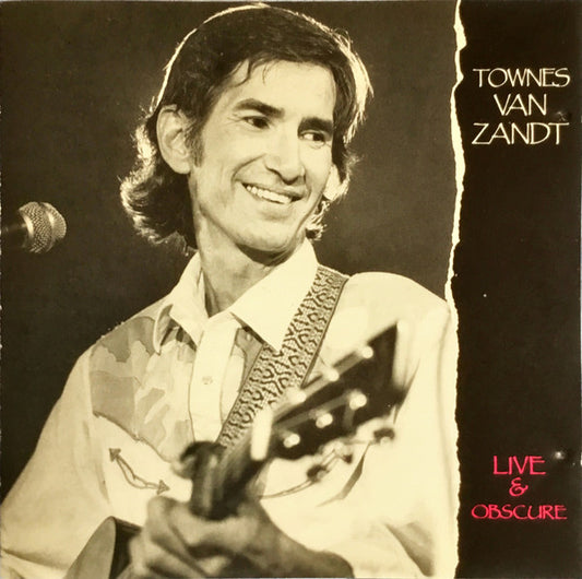Townes Van Zandt – Live & Obscure CD