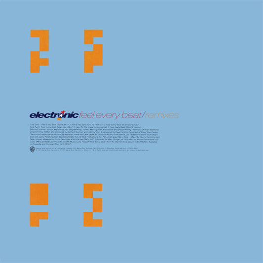 Electronic – Feel Every Beat/Remixes 12"