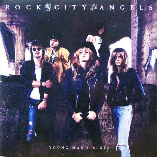Rock City Angels – Young Man's Blues (promo copy) LP